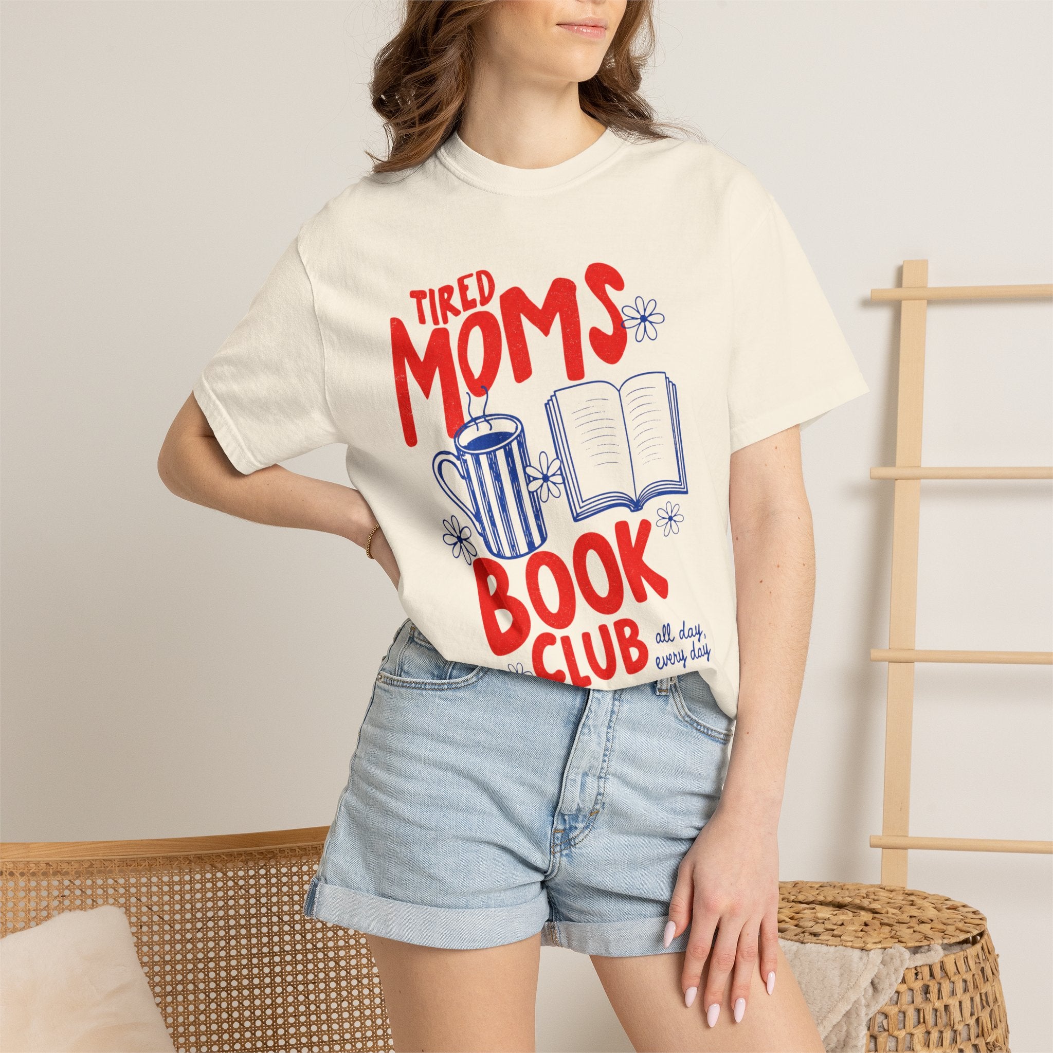 Tired Moms Book Club Shirt