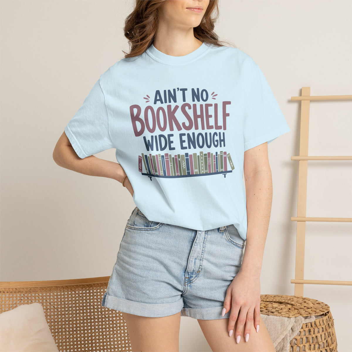 No Bookshelf Wide Enough T-Shirt