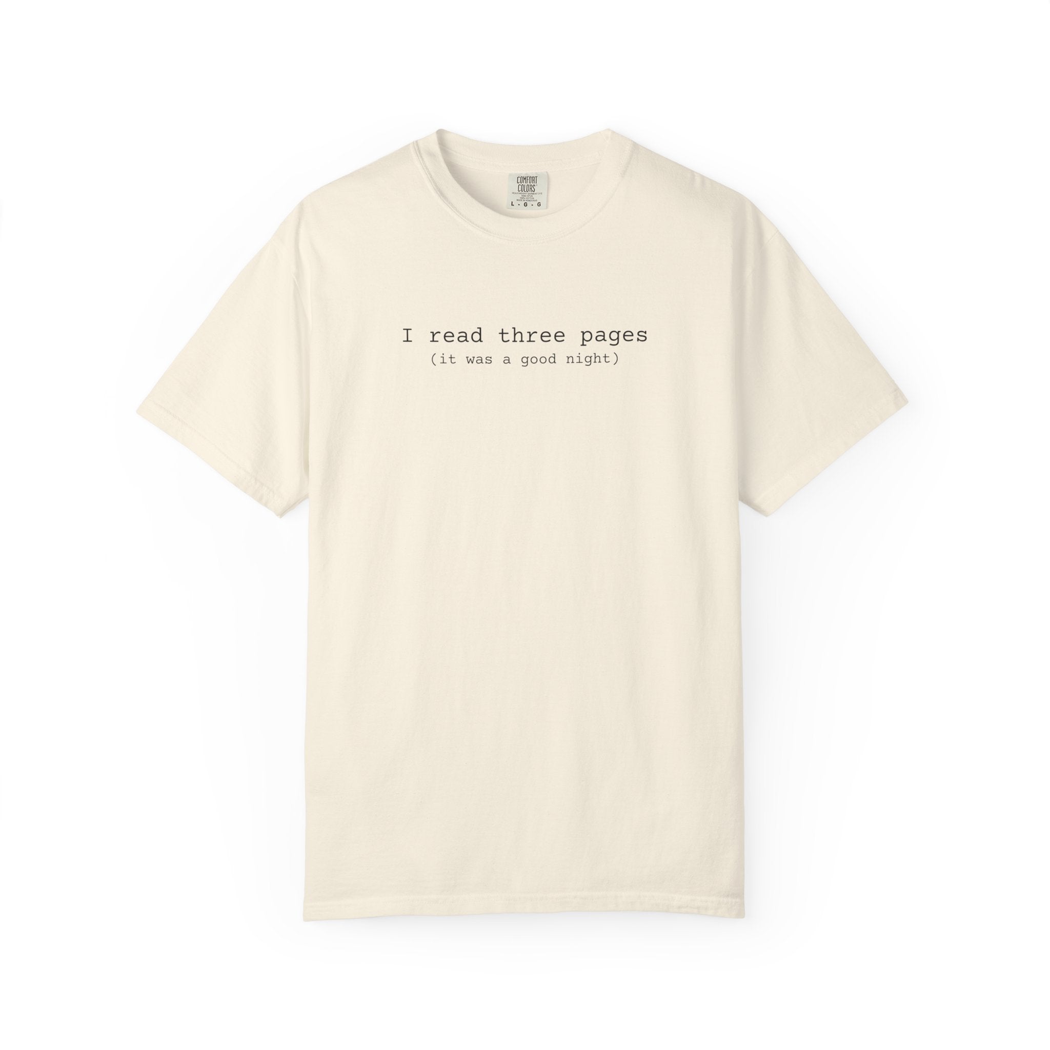 I Read Three Pages T-Shirt