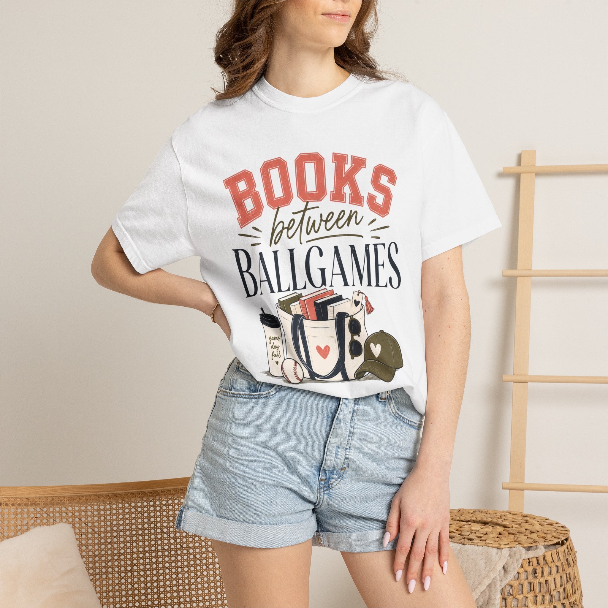 Books Between Ballgames Graphic T-Shirt