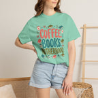 Coffee Books Motherhood T-Shirt
