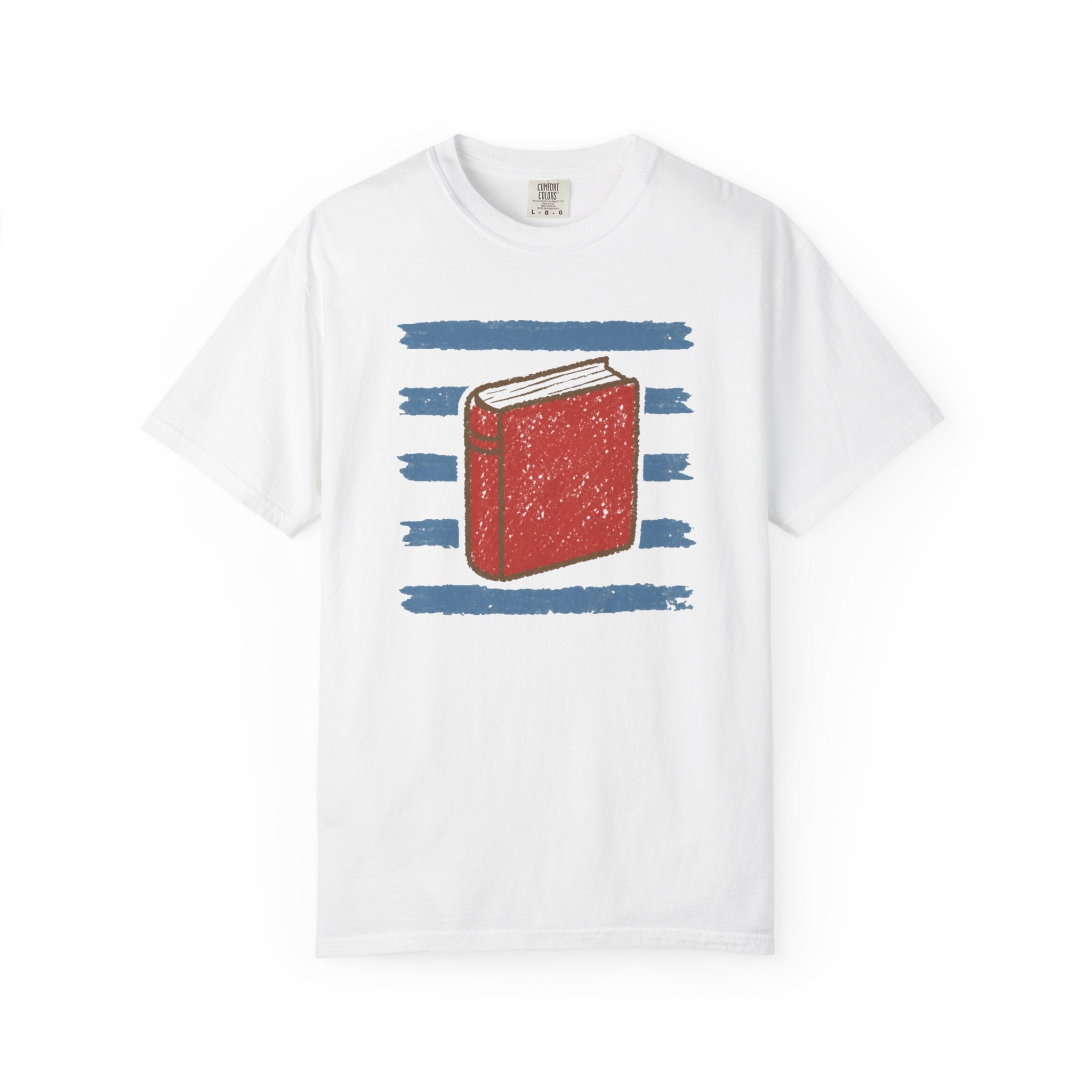 Striped Red Book T-Shirt