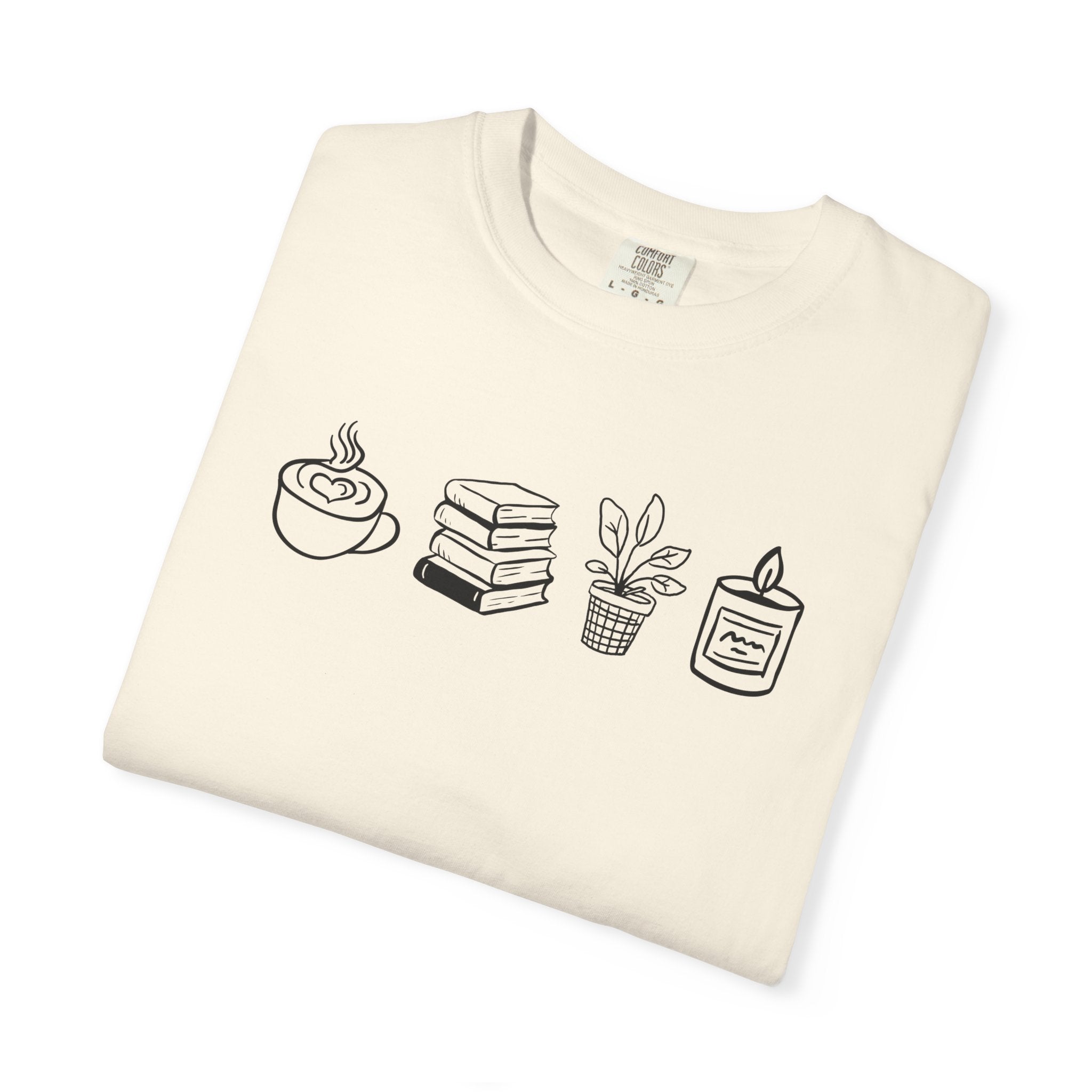 Coffee Books Plants T-Shirt