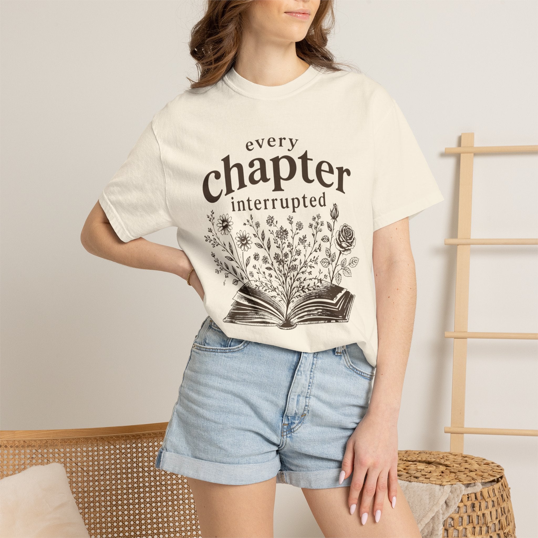 Every Chapter Interrupted Floral T-Shirt