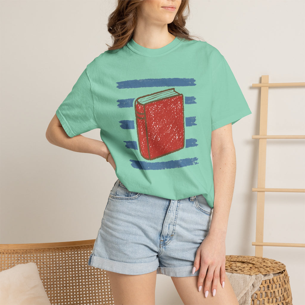 Striped Red Book T-Shirt