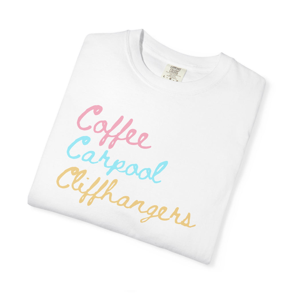 Coffee Carpool Cliffhangers T-Shirt