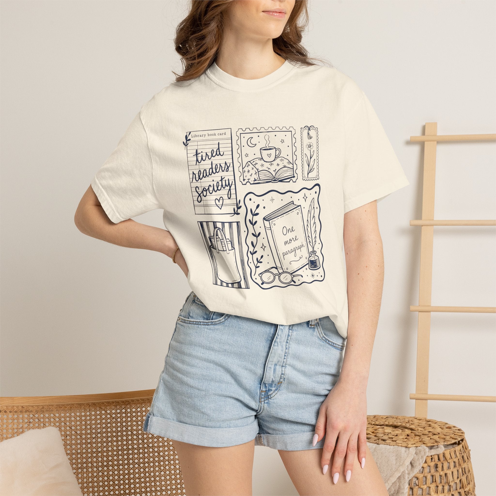 Tired Readers Doodle T-Shirt