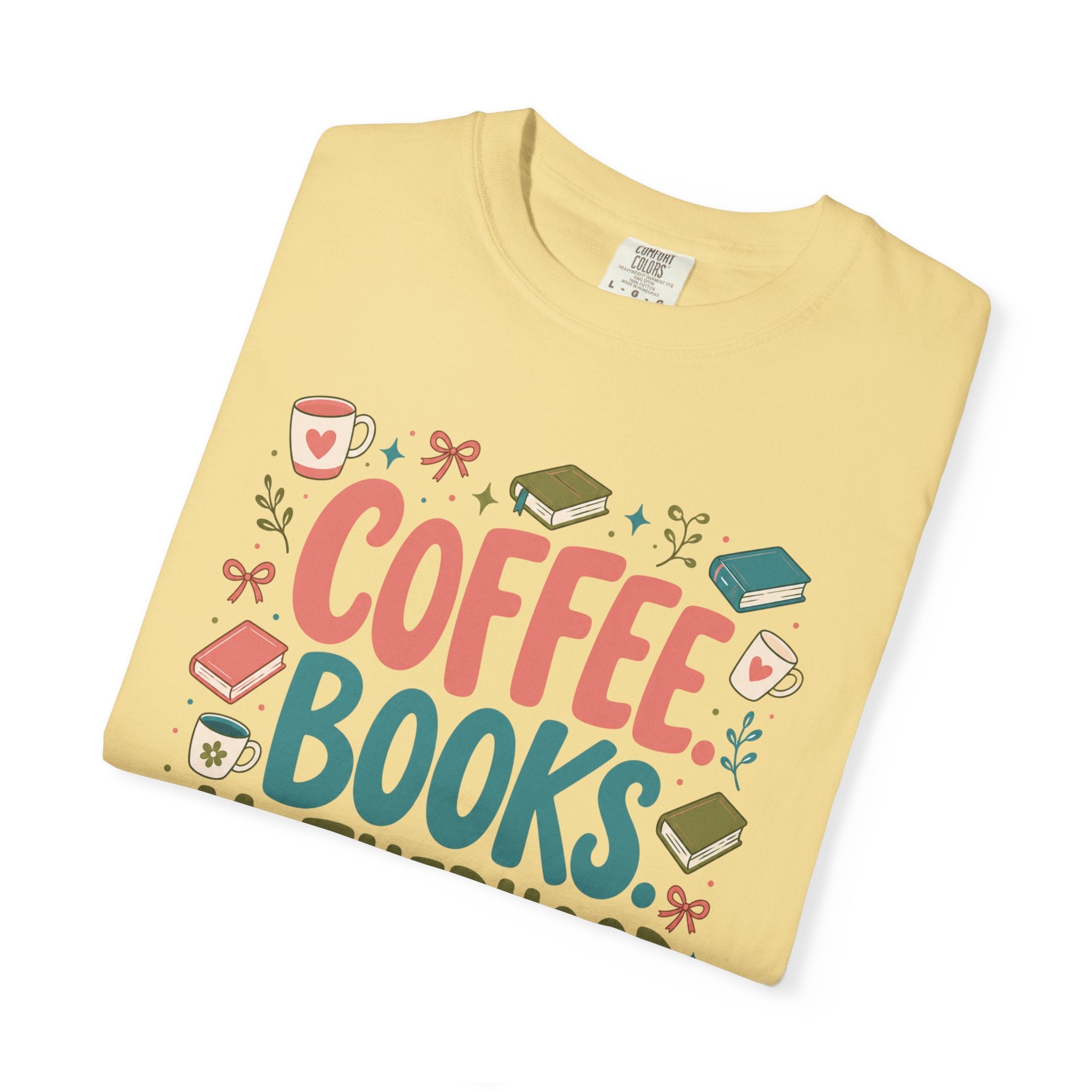 Coffee Books Motherhood T-Shirt
