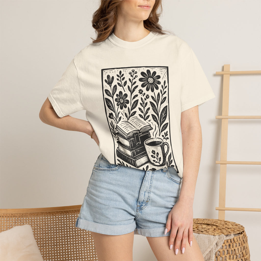 Books and Mug T-Shirt