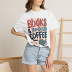 Books and Reheated Coffee Striped T-Shirt