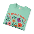 I'd Rather Be Reading Floral T-Shirt