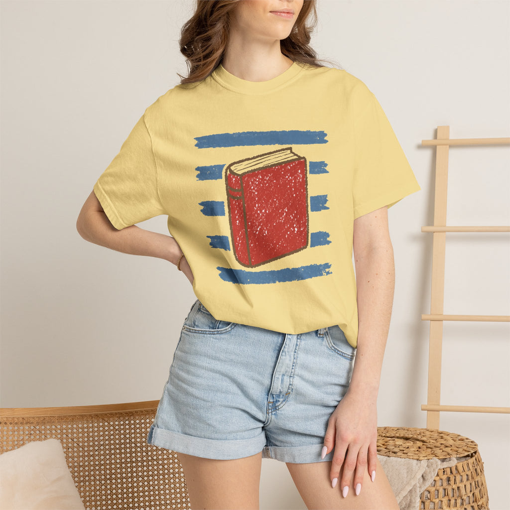Striped Red Book T-Shirt