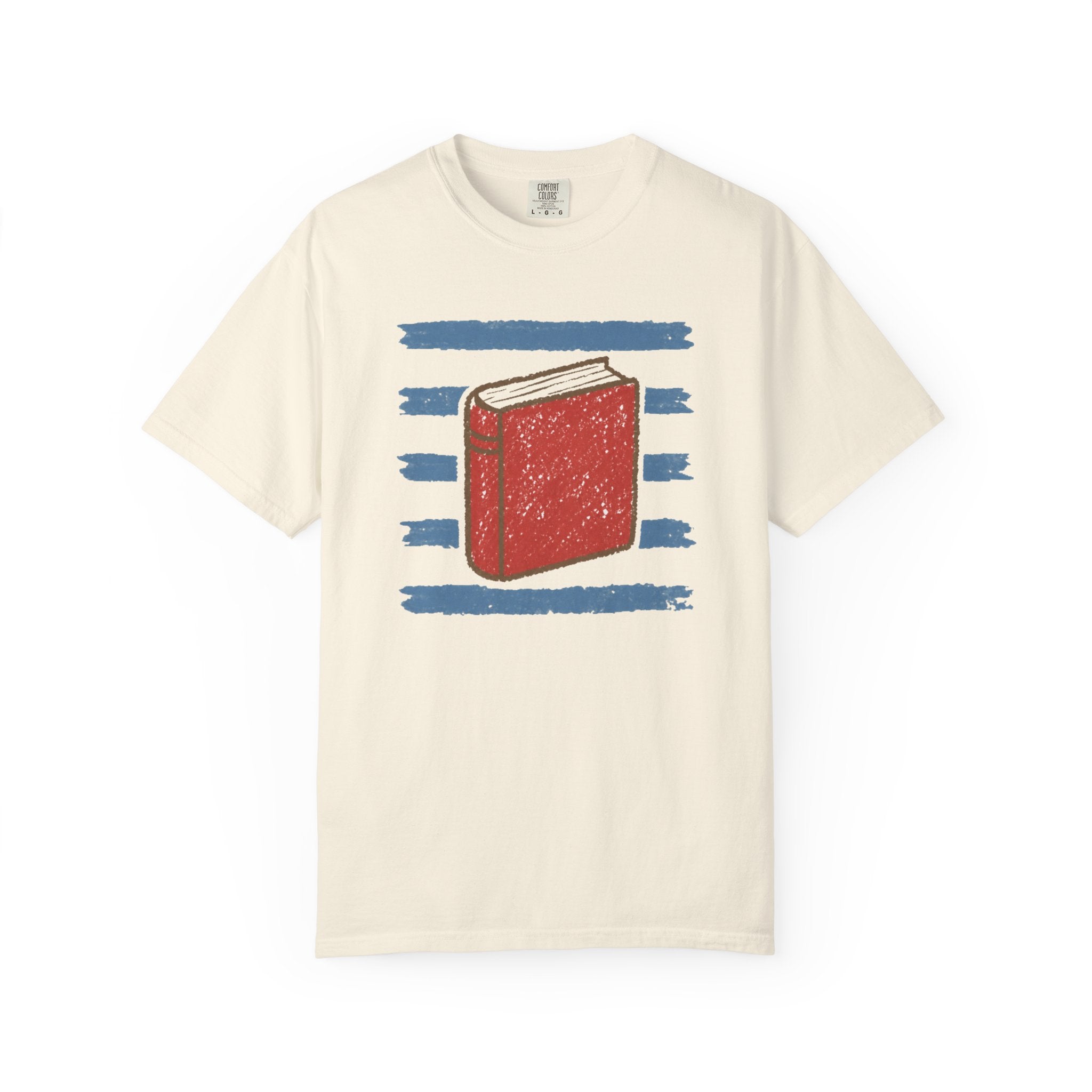 Striped Red Book T-Shirt
