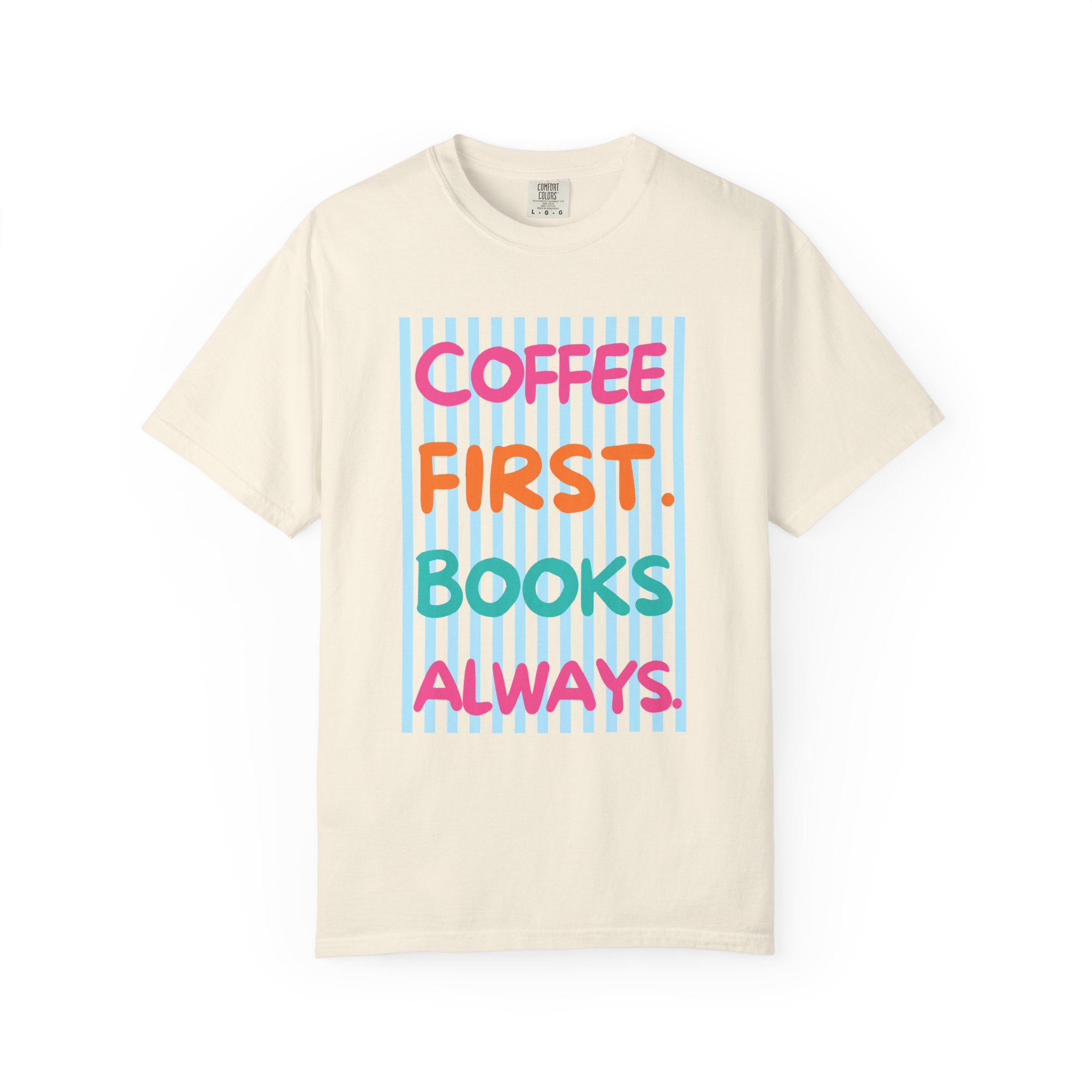 Coffee First Striped T-Shirt