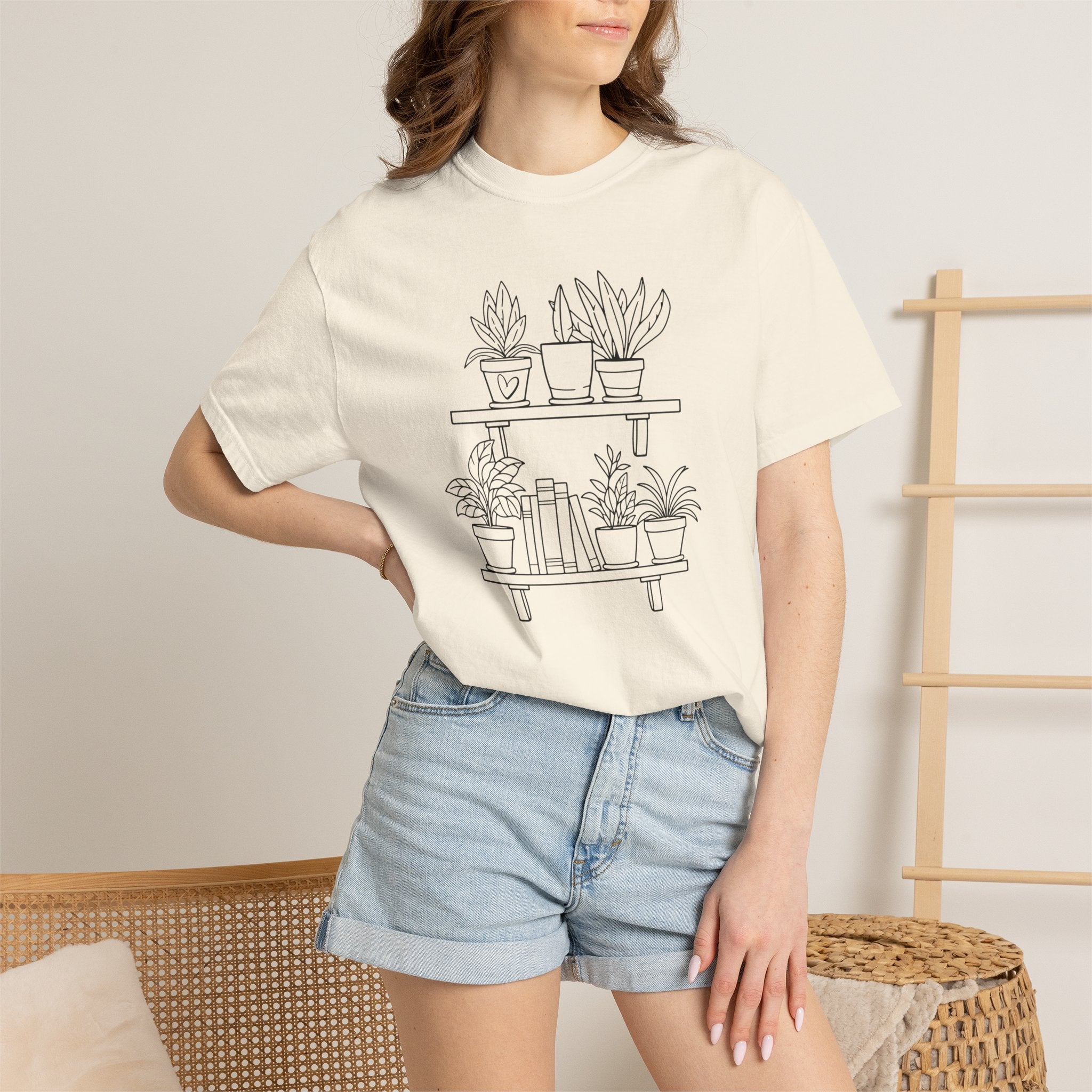 Plant Bookshelf T-Shirt