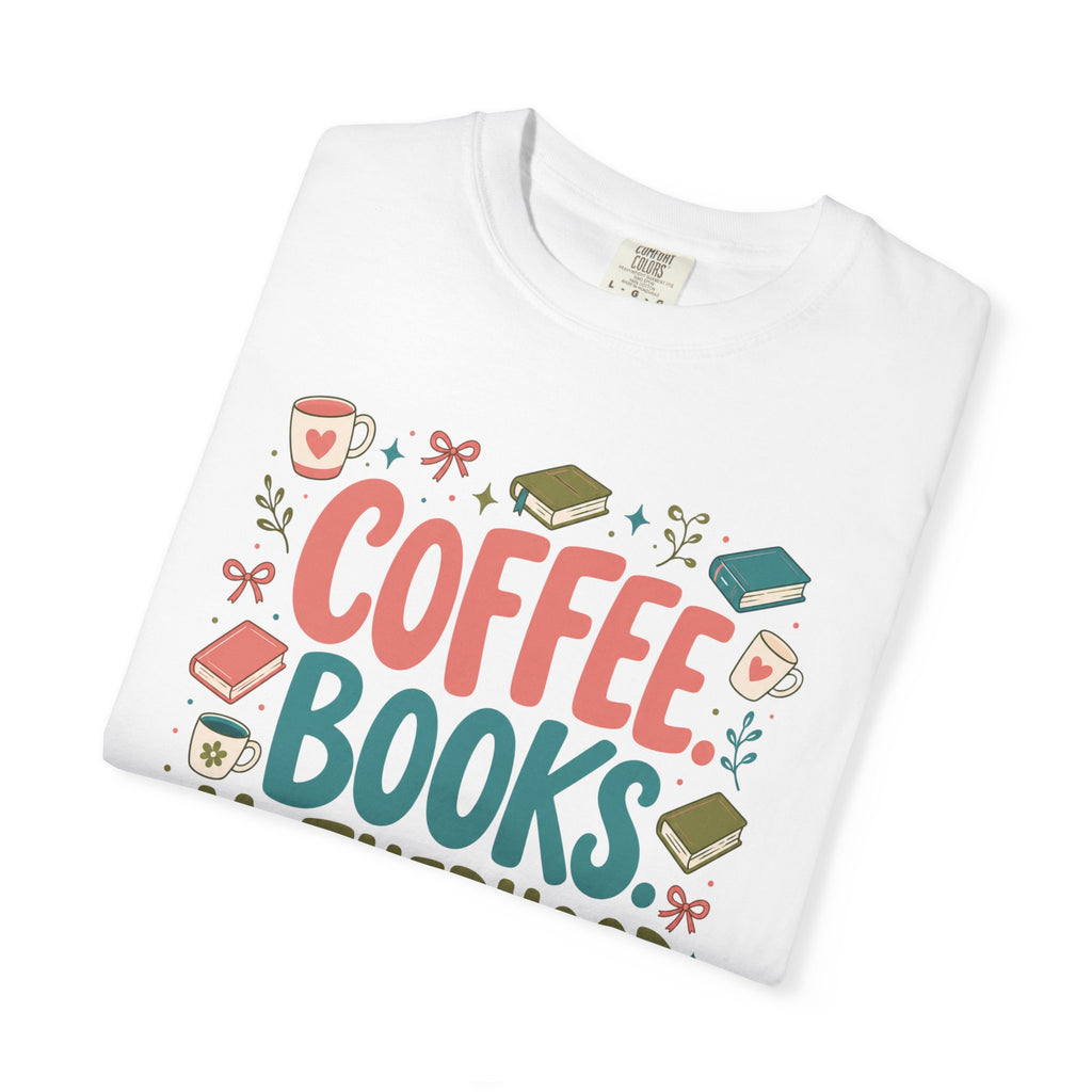 Coffee Books Motherhood T-Shirt