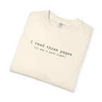 I Read Three Pages T-Shirt