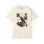 Crow Book Stack T-Shirt
