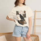 Crow Book Stack T-Shirt