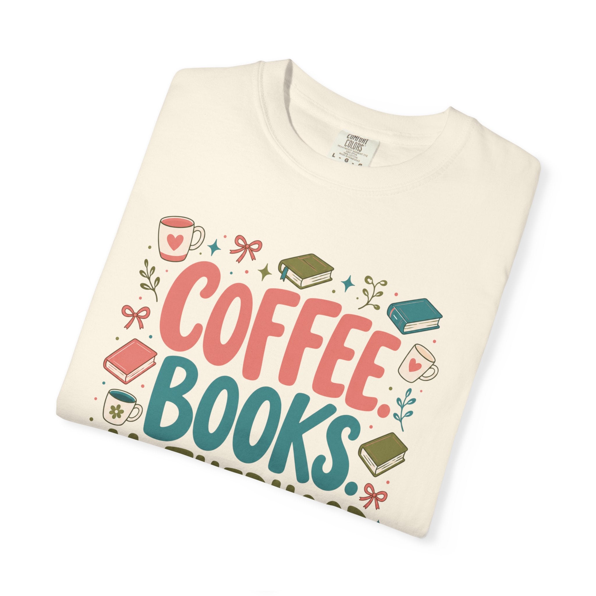 Coffee Books Motherhood T-Shirt