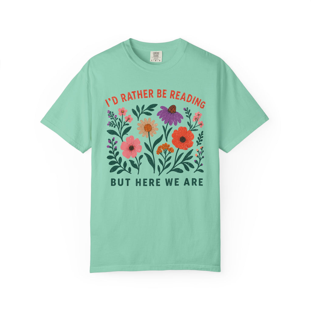 I'd Rather Be Reading Floral T-Shirt