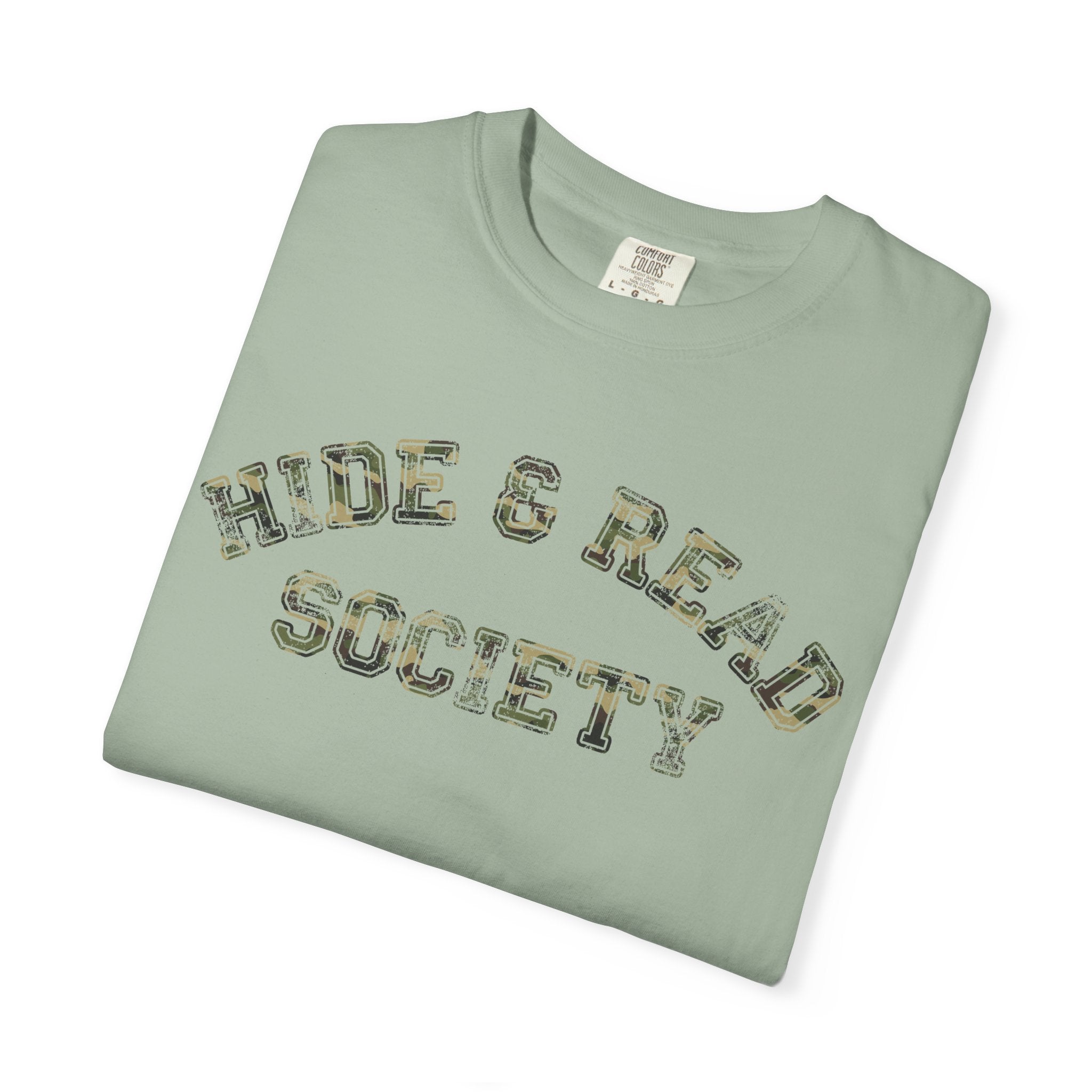Camo Hide and Read T-Shirt