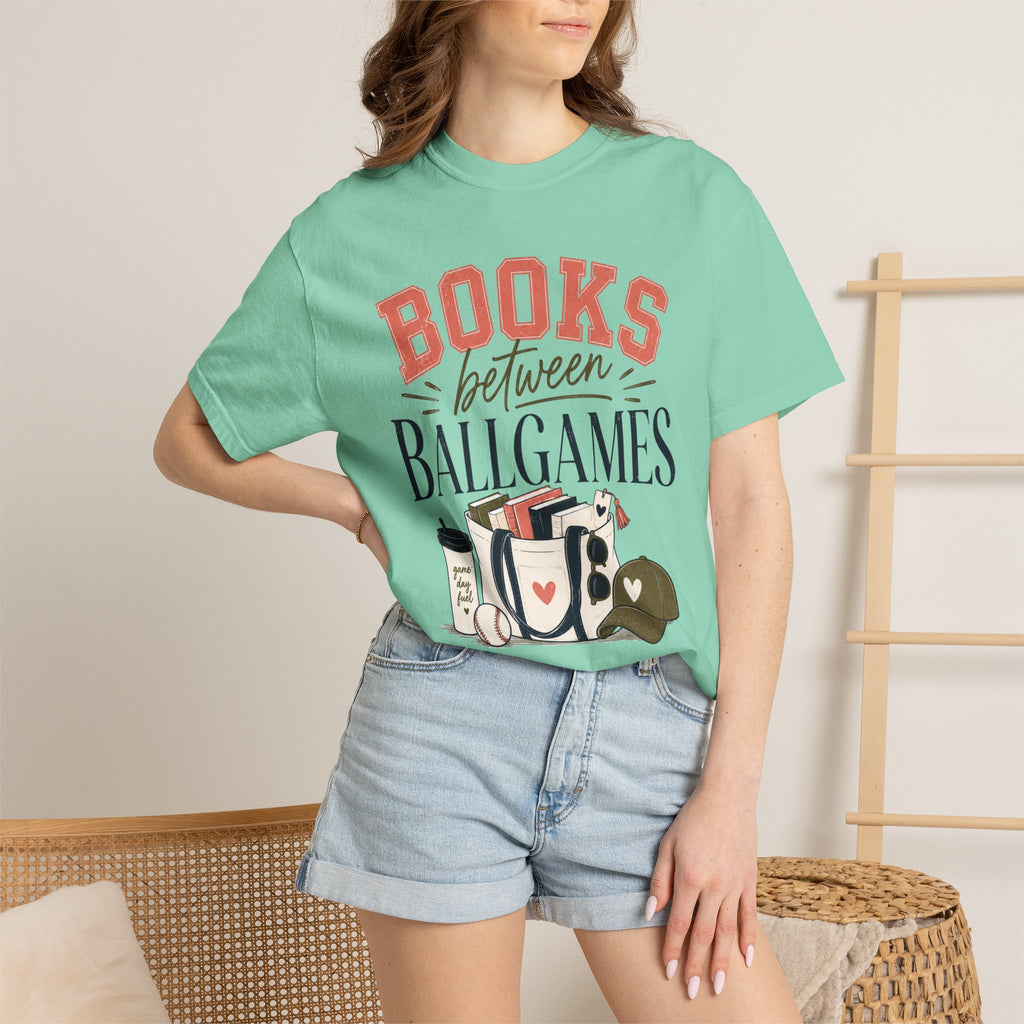 Books Between Ballgames Graphic T-Shirt