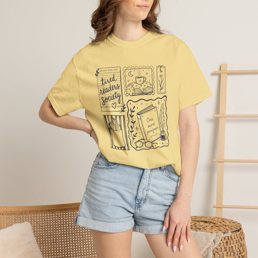 Tired Readers Doodle T-Shirt