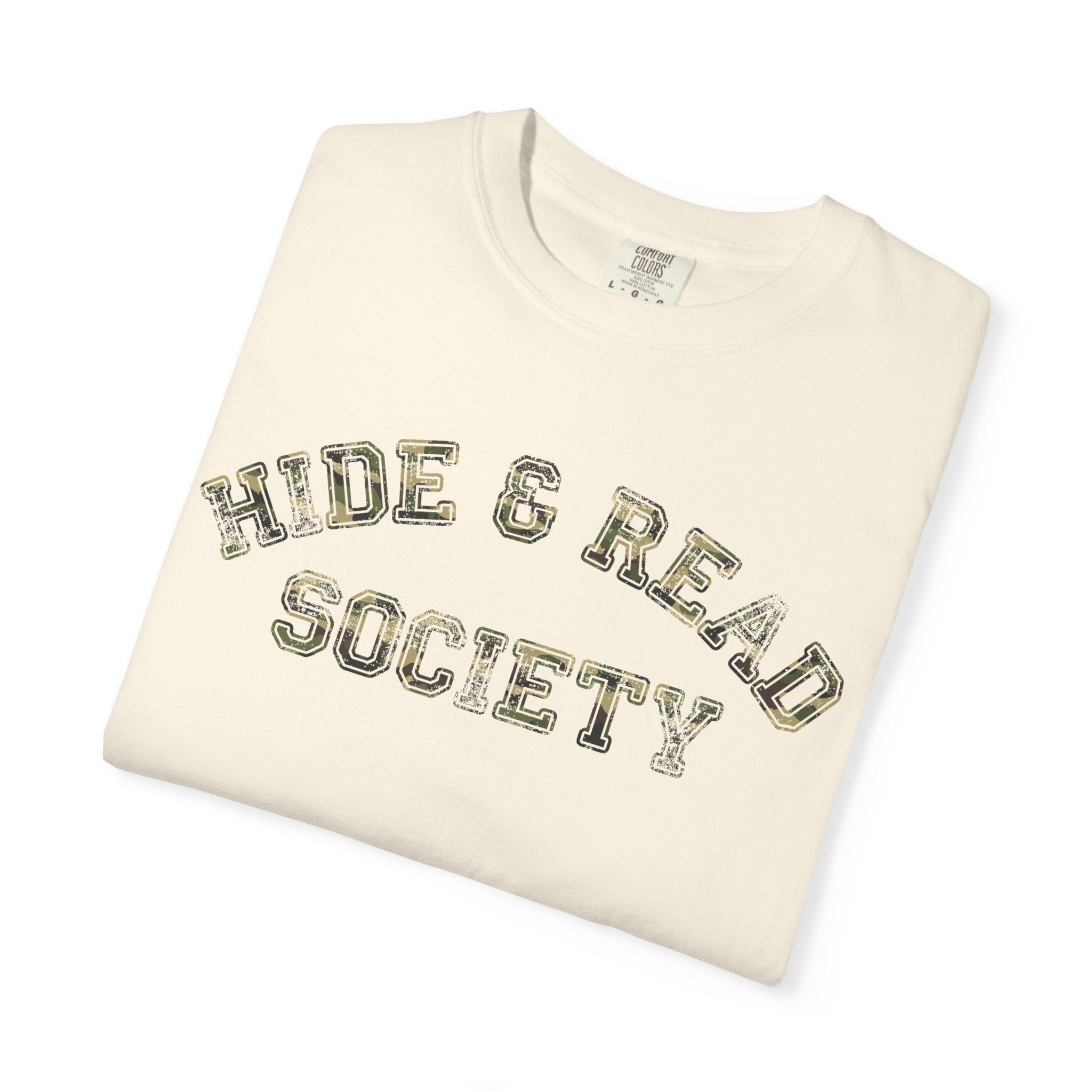 Camo Hide and Read T-Shirt