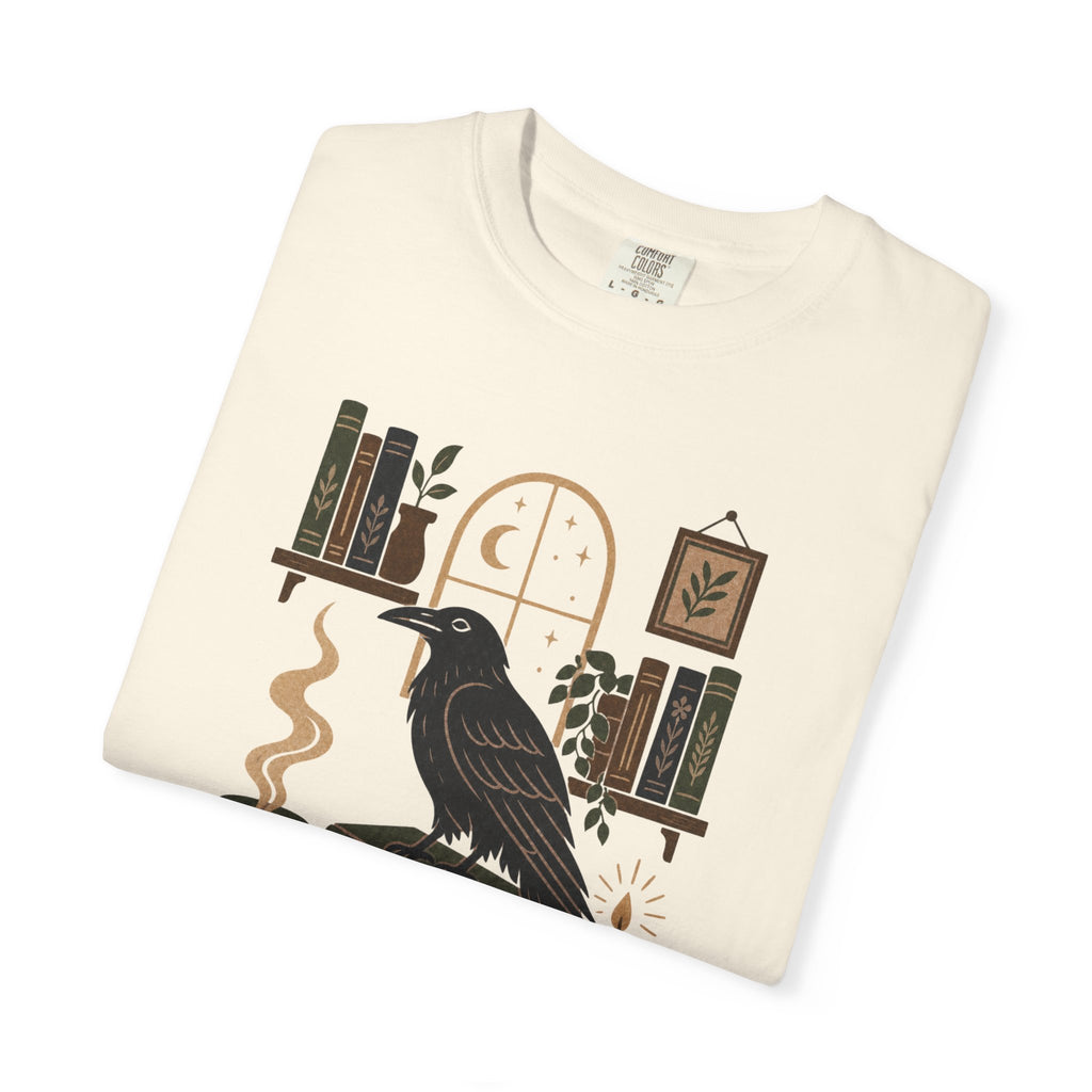Crow Book Stack T-Shirt