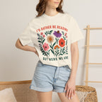 I'd Rather Be Reading Floral T-Shirt