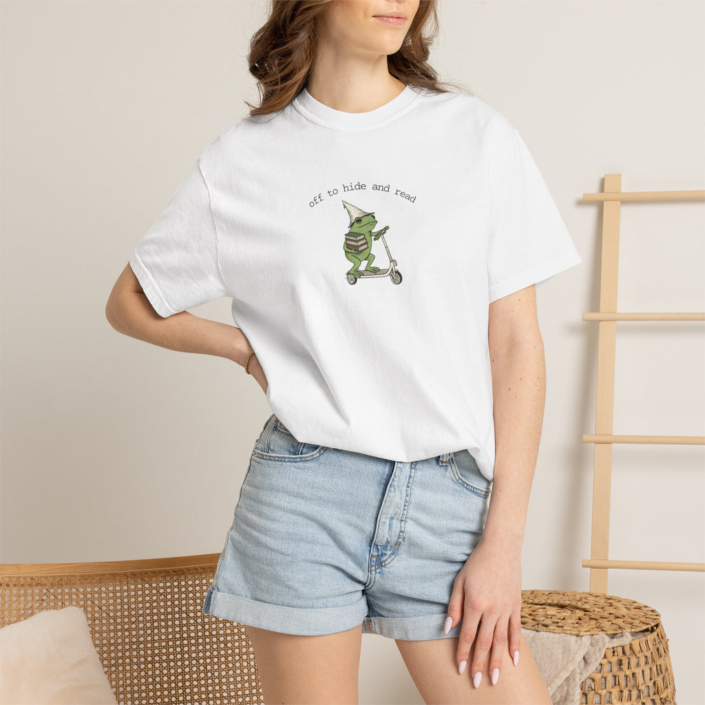 Hide and Read Frog T-Shirt
