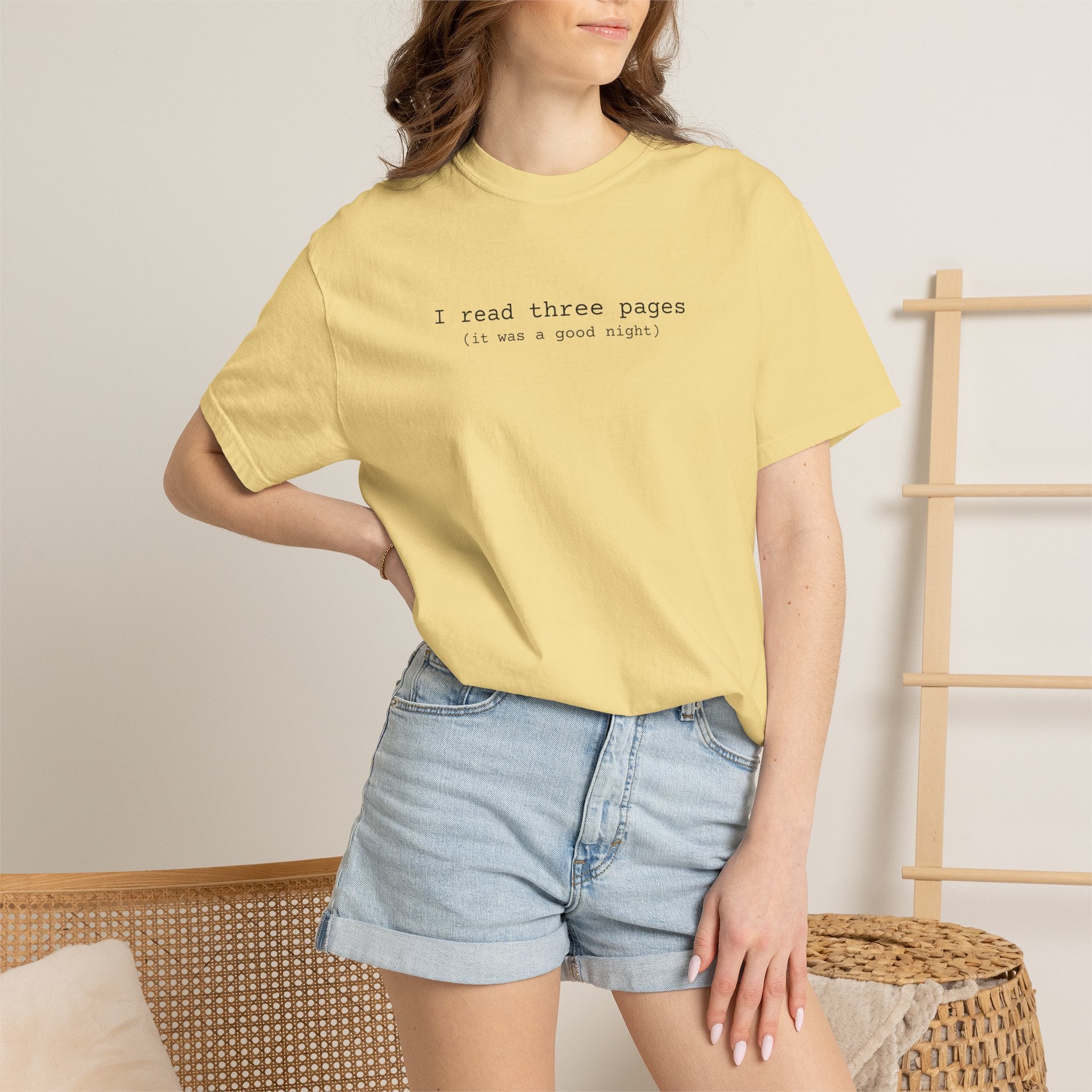 I Read Three Pages T-Shirt