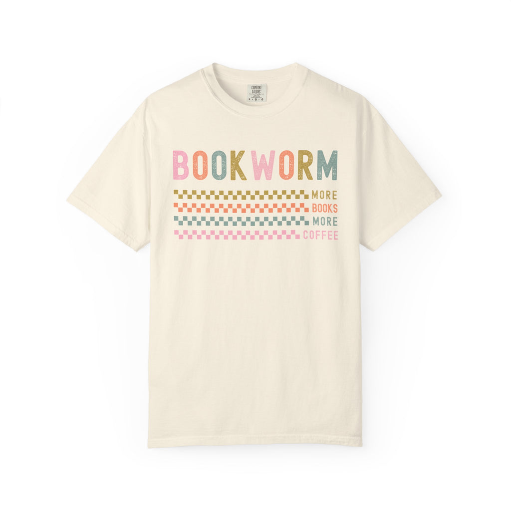 Bookworm More Coffee More Books T-Shirt