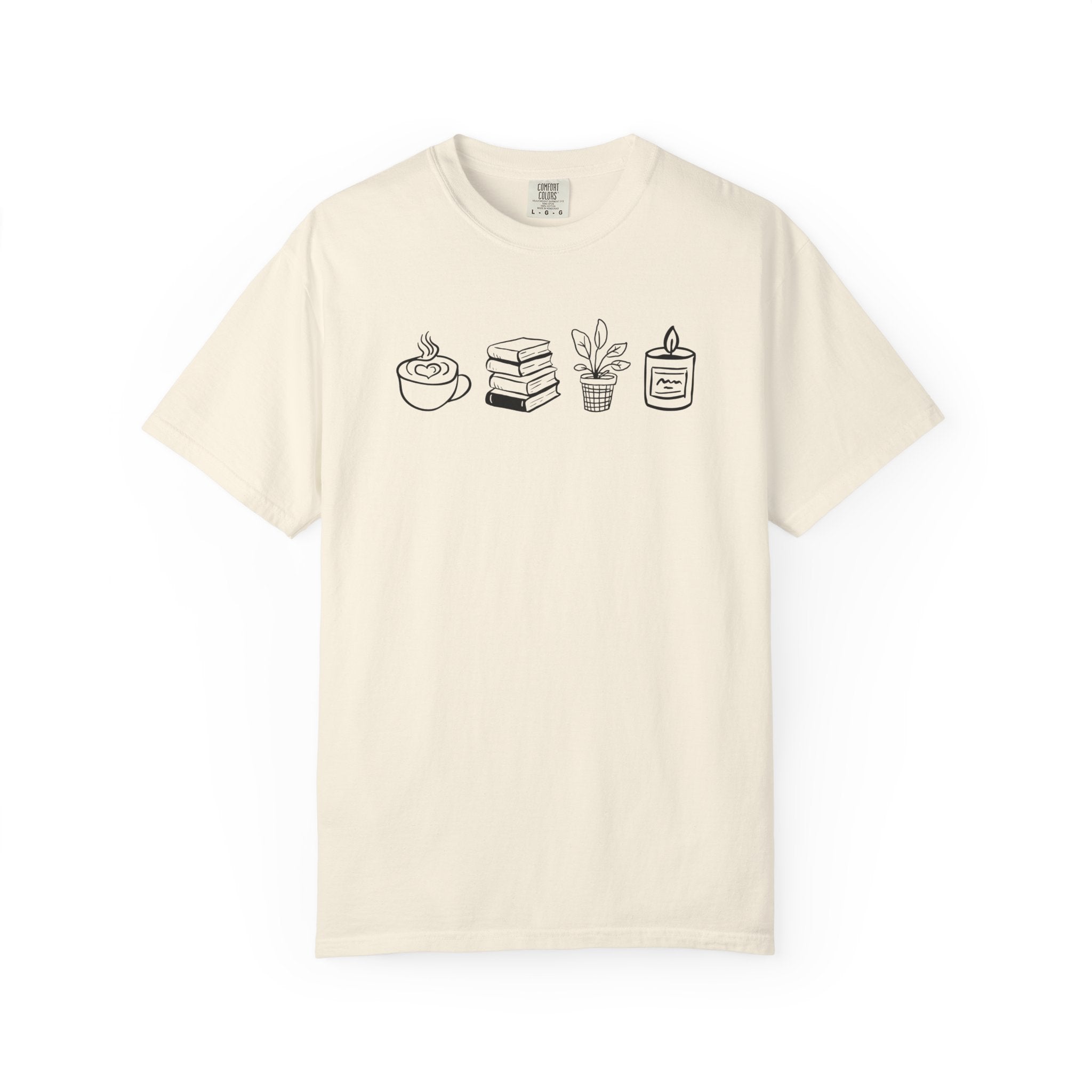 Coffee Books Plants T-Shirt