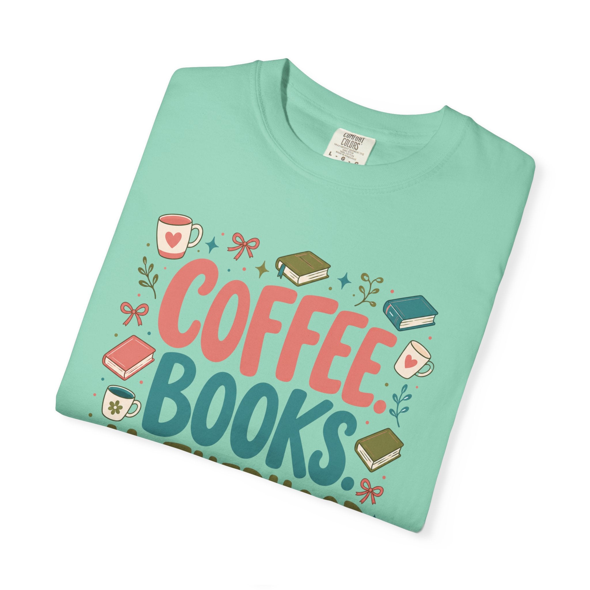 Coffee Books Motherhood T-Shirt