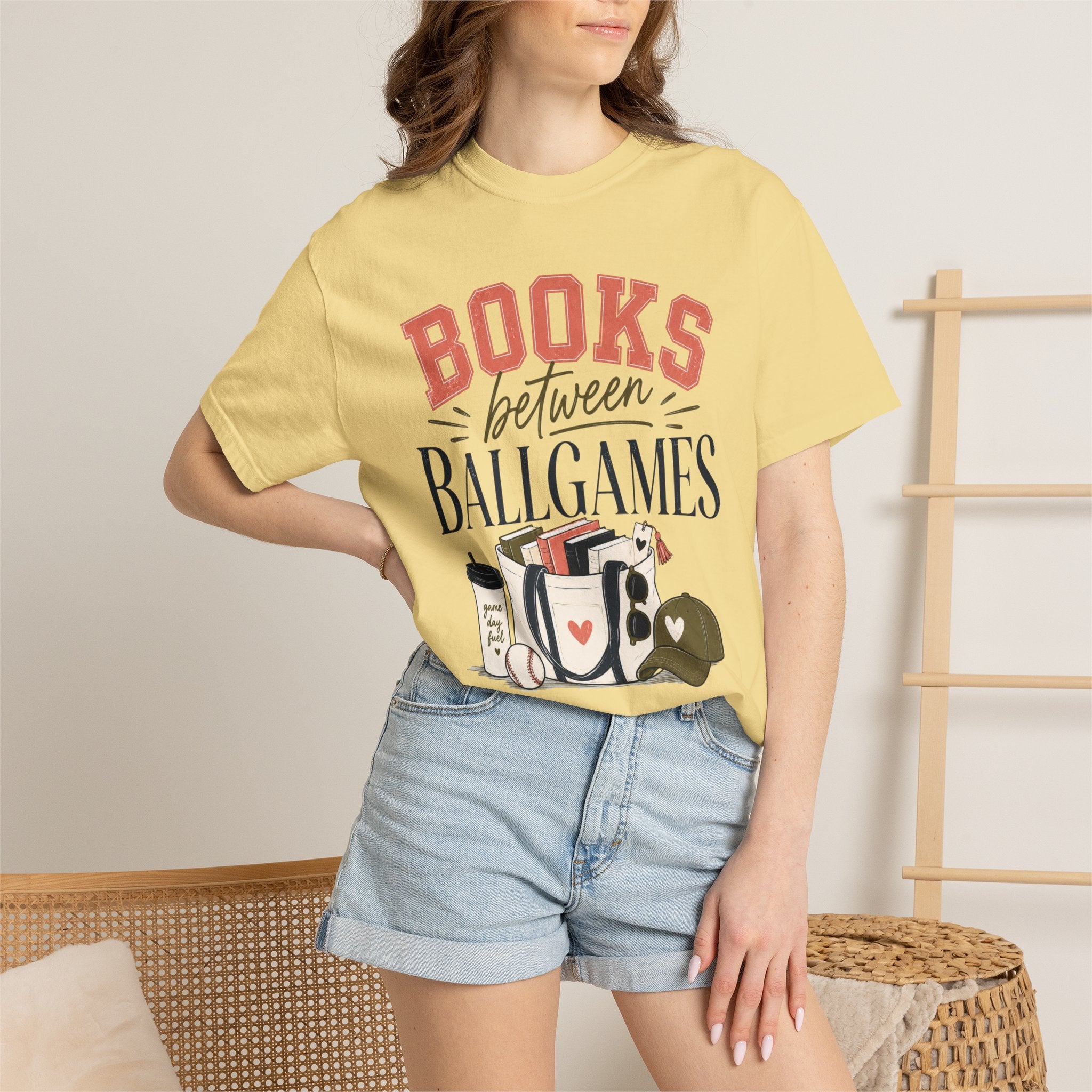 Books Between Ballgames Graphic T-Shirt