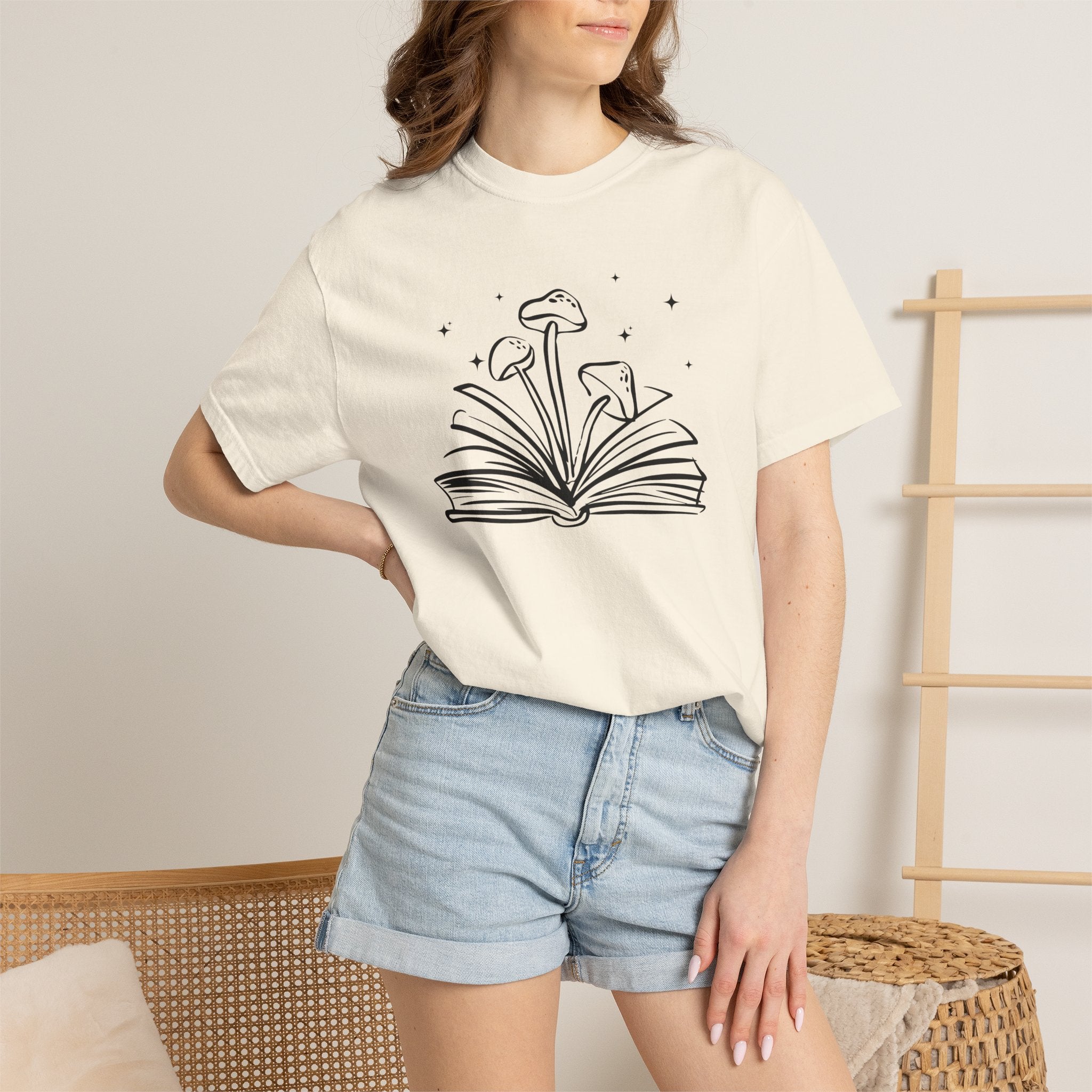Mushroom Book T-Shirt
