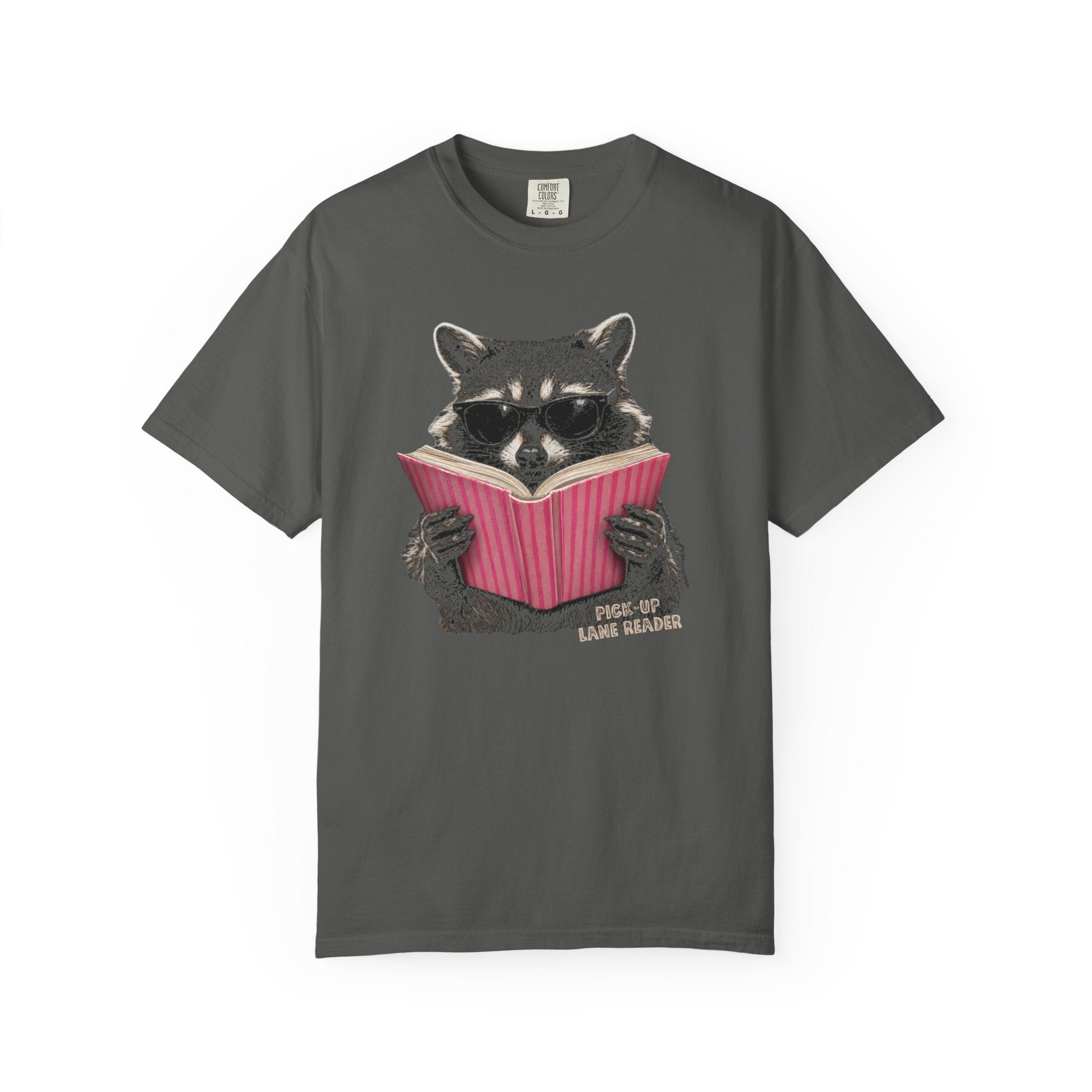 Raccoon Pick Up Lane Reader T-Shirt