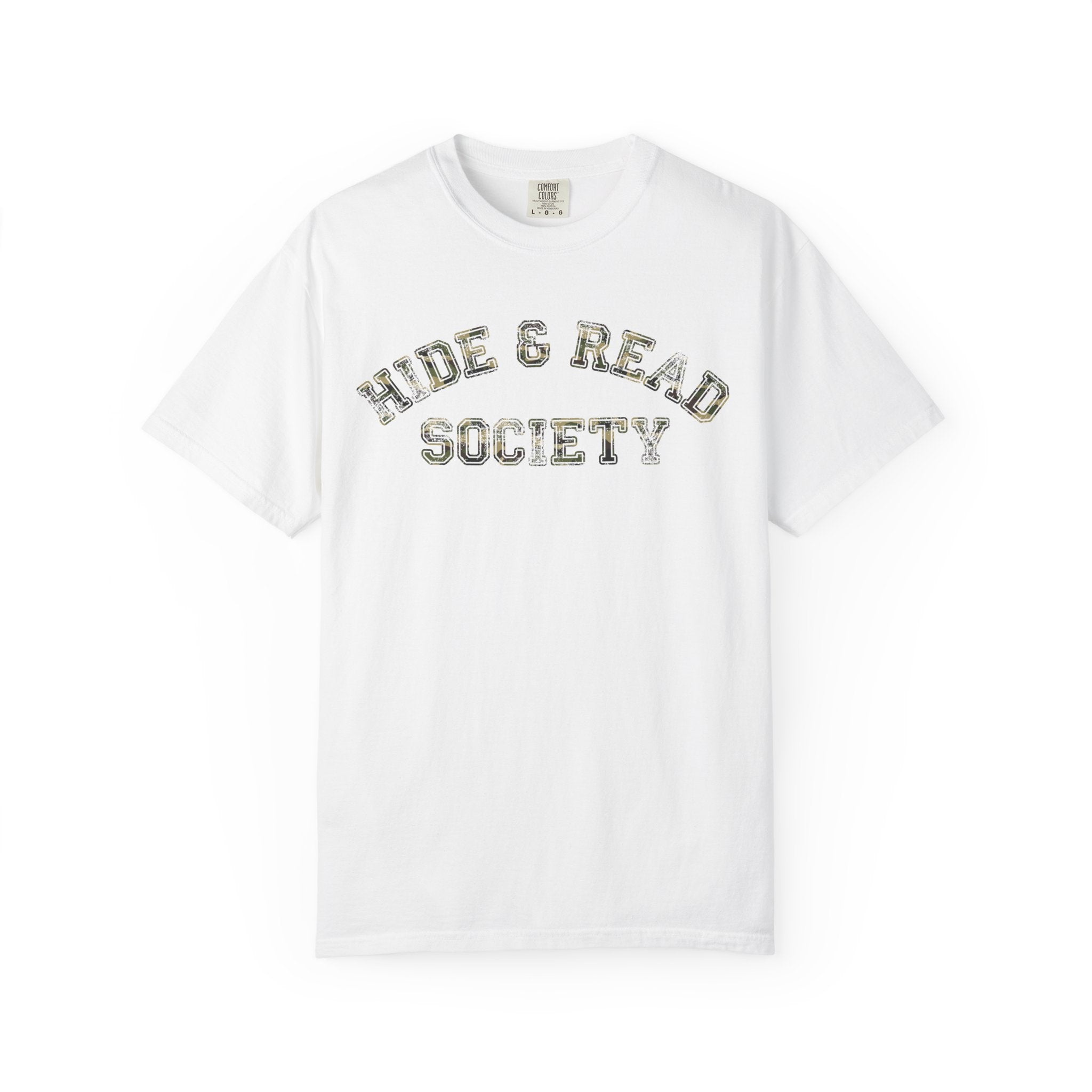 Camo Hide and Read T-Shirt