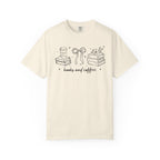 Books and Coffee Doodle T-Shirt