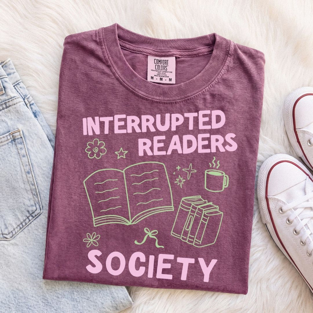 Interrupted Readers Society Doodle T-Shirt