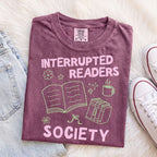Interrupted Readers Society Doodle T-Shirt
