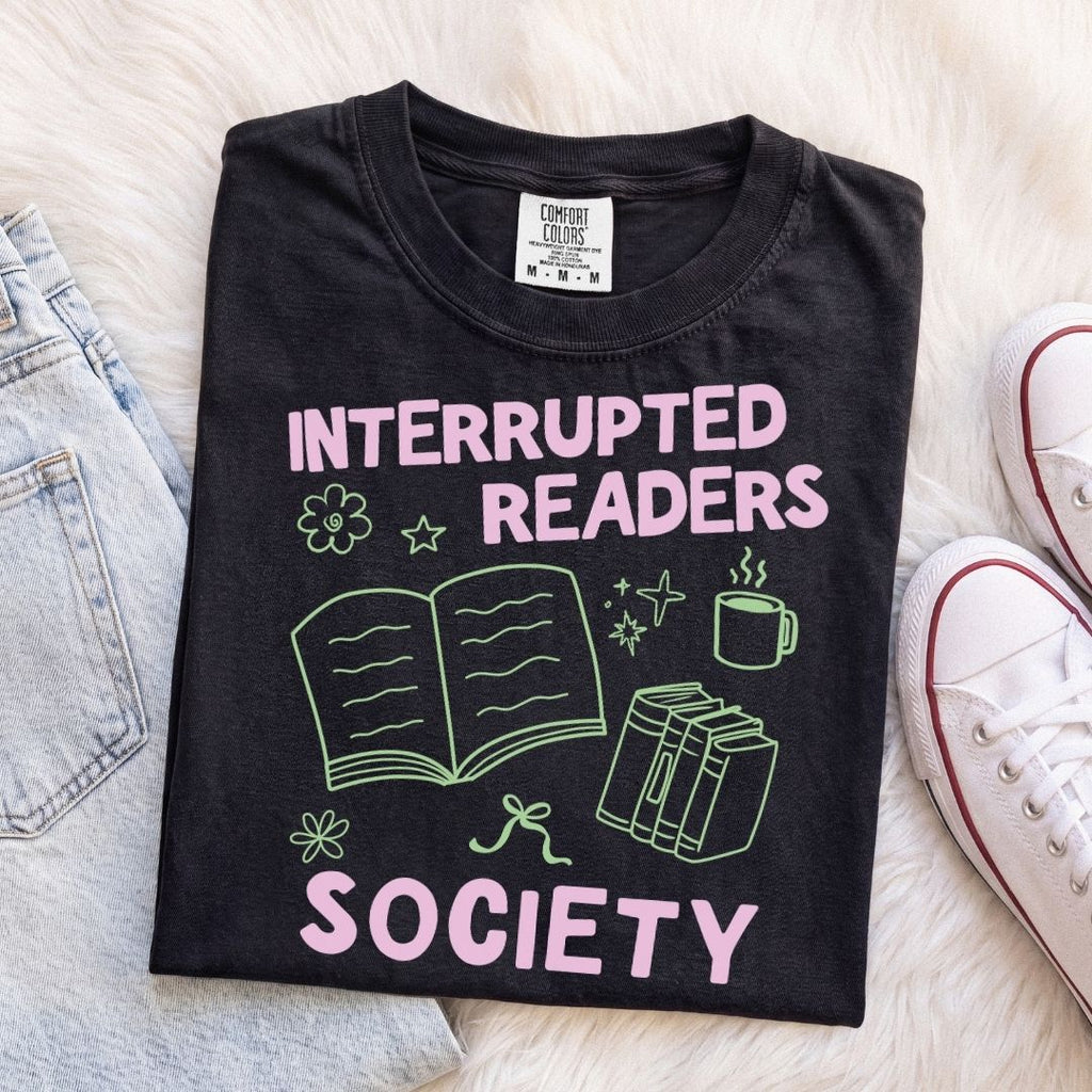 Interrupted Readers Society Doodle T-Shirt