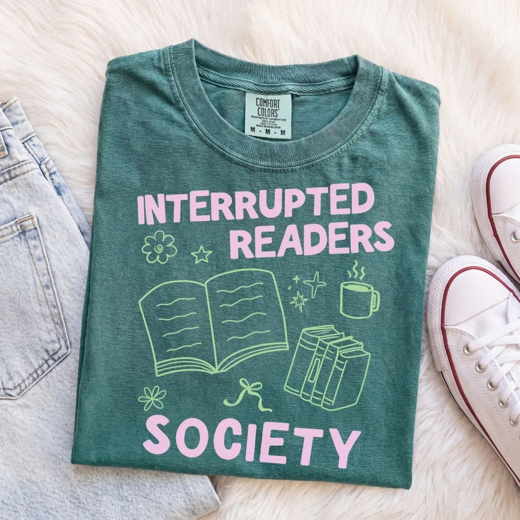 Interrupted Readers Society Doodle T-Shirt