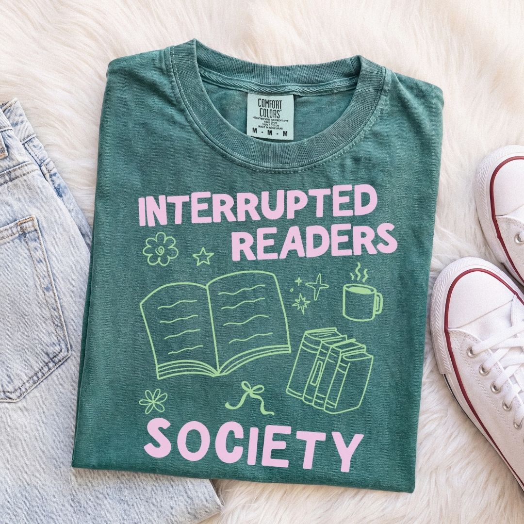 Interrupted Readers Society Doodle T-Shirt