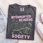 Interrupted Readers Society Doodle T-Shirt